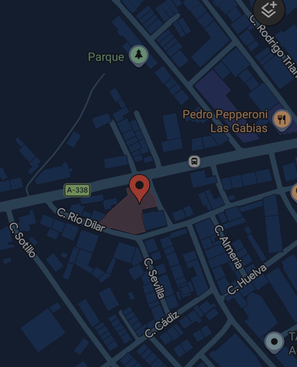 Mapa de ubicación Dynamic Room en C. del Progreso, 48, Las Gabias